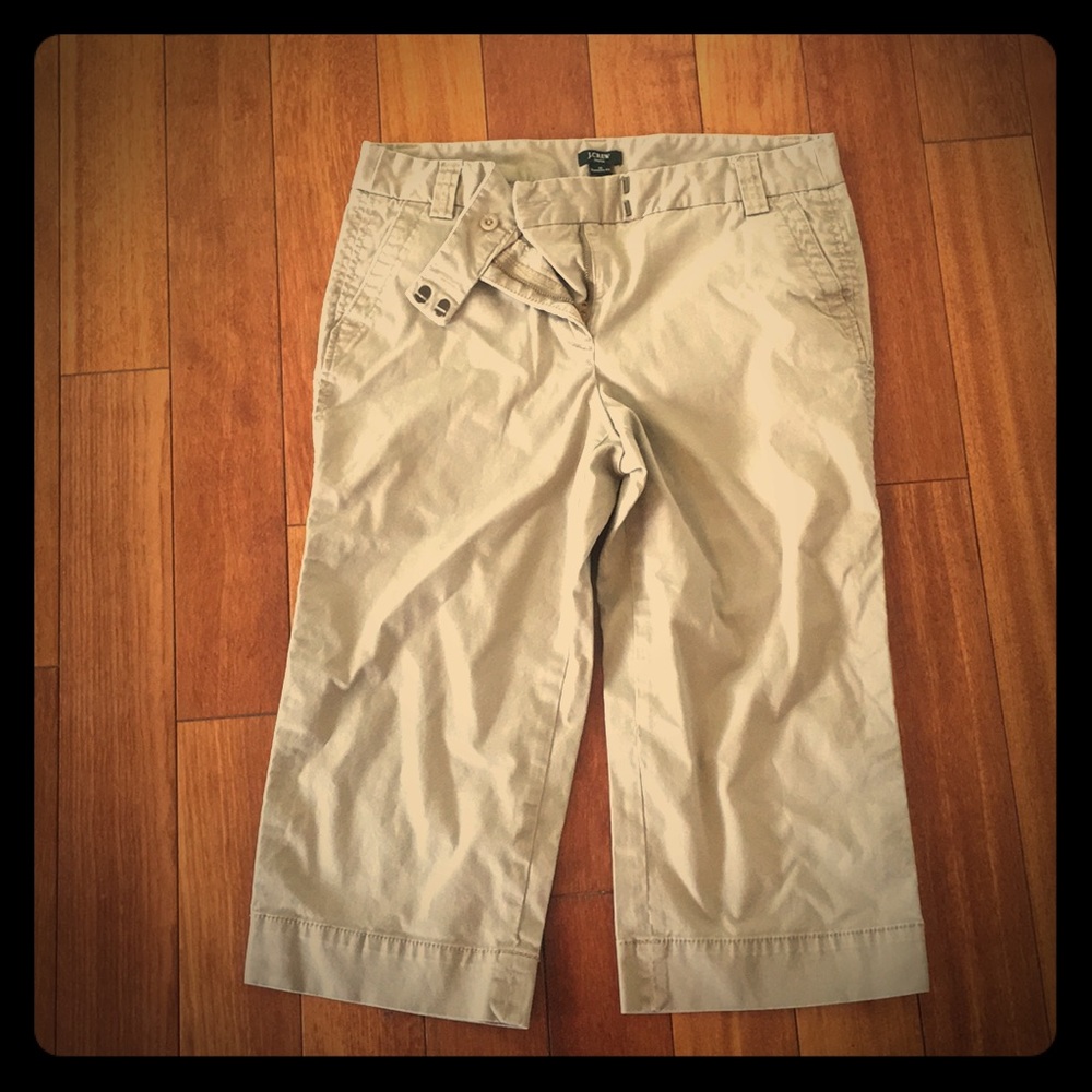 JCrew Chino Khaki Capris